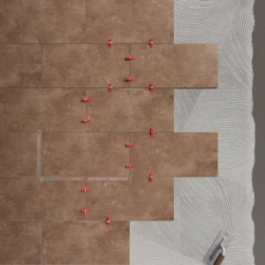 Cotto non-slip porcelain terrace tile