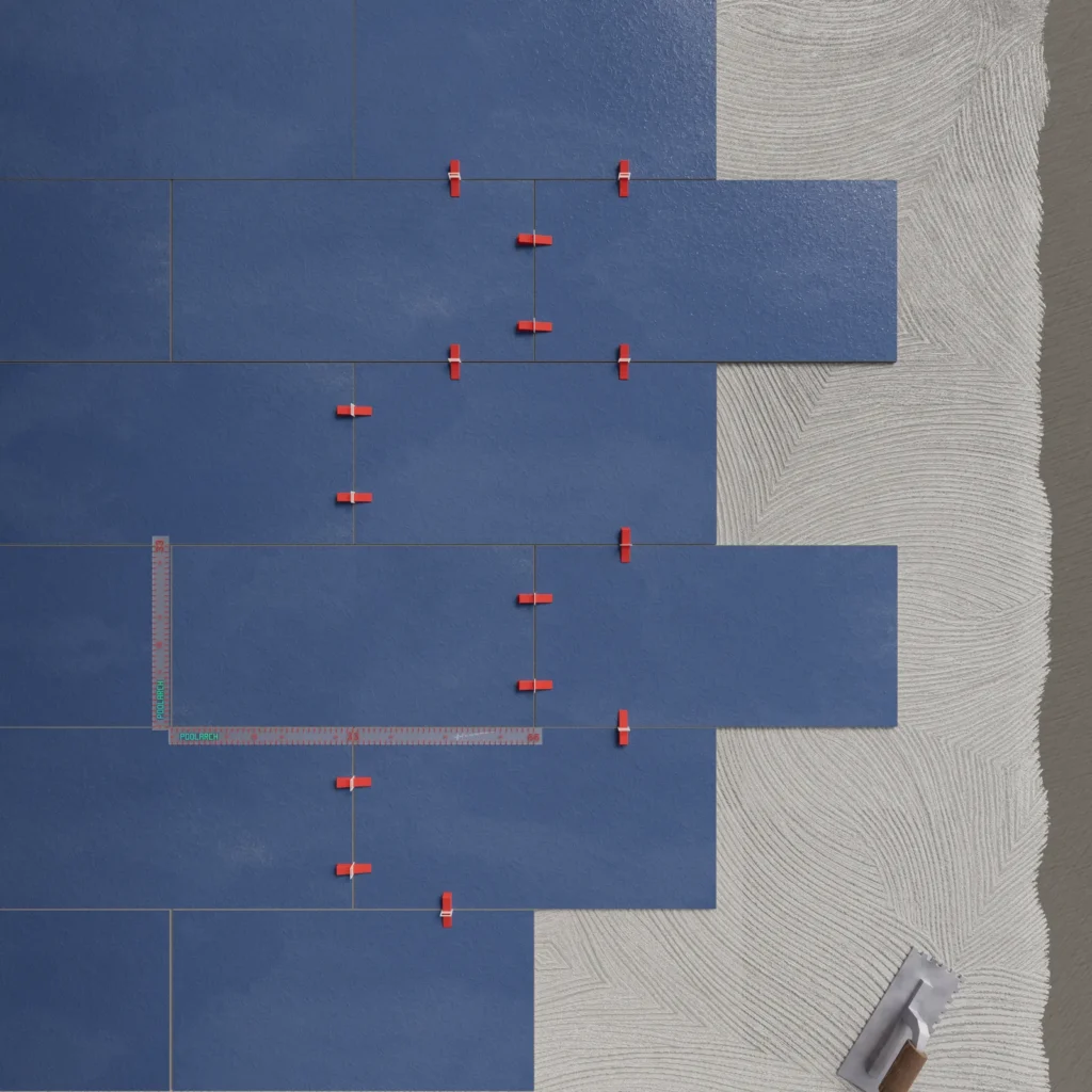 Relax Pastel Cobalt Pool Tile