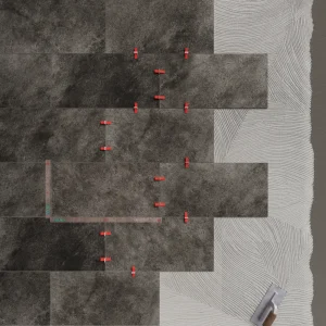 Poolgarden Anthracite non-slip terrace tile