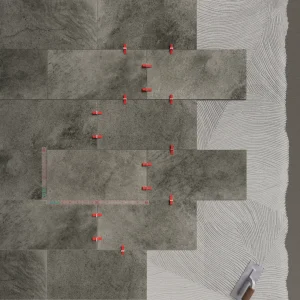 Poolgarden Grey non-slip porcelain terrace tile