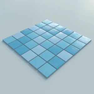 Porselen Mavi Açık Mavi Su Mavisi Mozaik 3 Lü Karışım