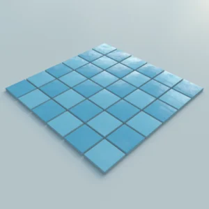 Porselen Mavi – Açık Mavi İkili Karışım Mozaik