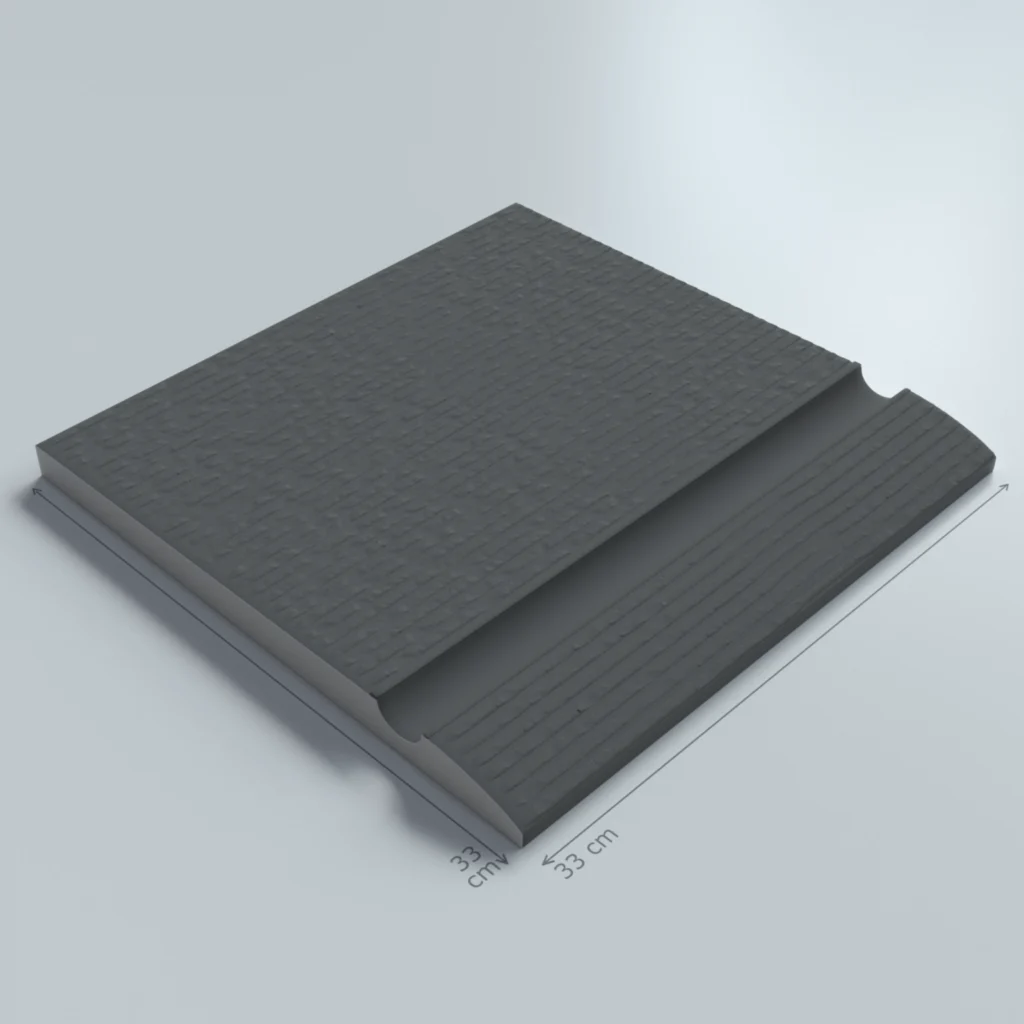 Apache Anthracite Porcelain Pool Coping