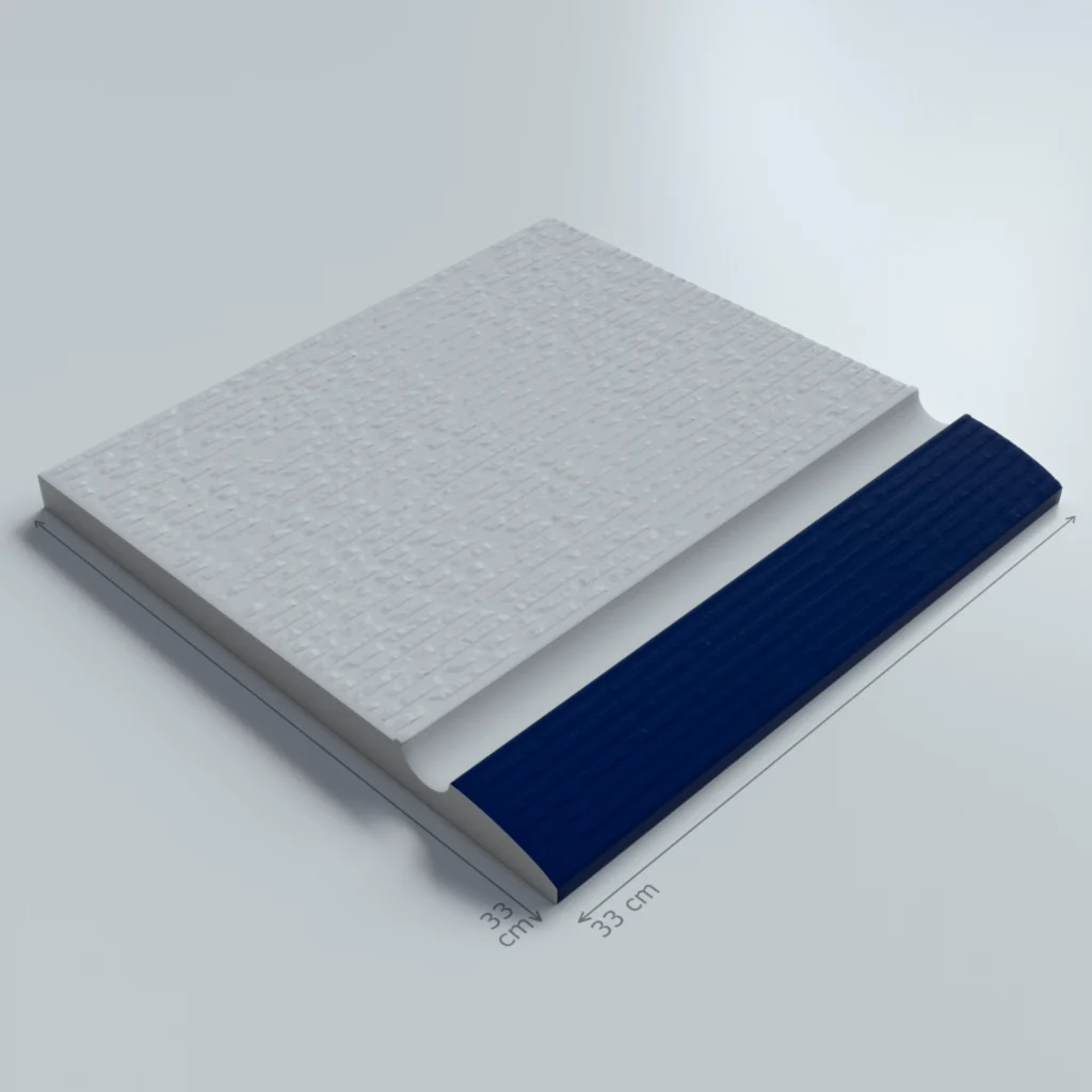 Apache Cobalt Porcelain Pool Coping