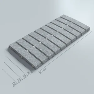 Cement Grey Flex Porcelain Pool Grate 01