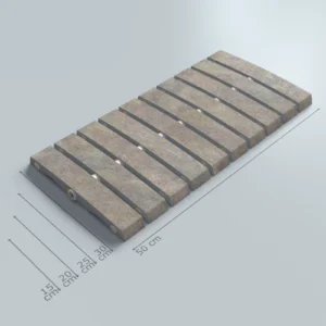 Natural Mocha Porcelain Flex Pool Grate 01
