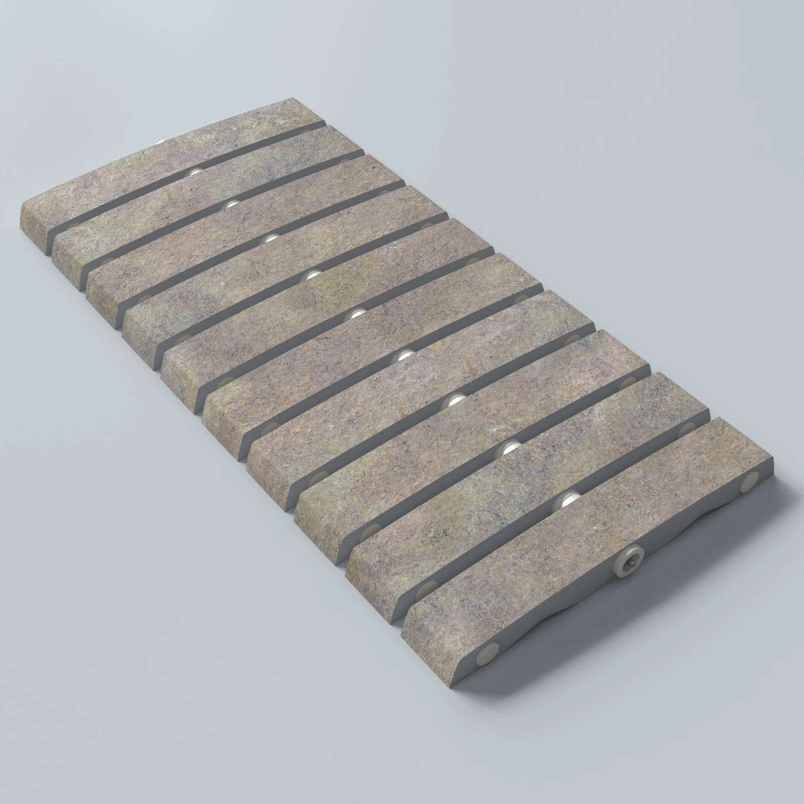 Natural Mocha Porcelain Flex Pool Grate 02