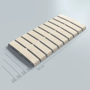 Pool Garden Beige Flex Porcelain Pool Grate 01