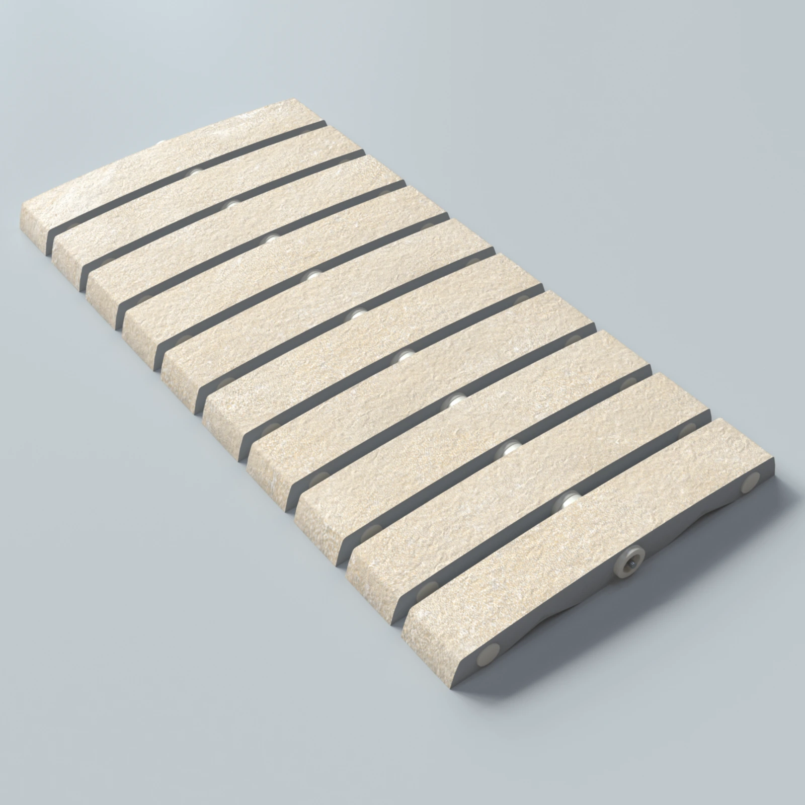 Pool Garden Beige Flex Porcelain Pool Grate 02