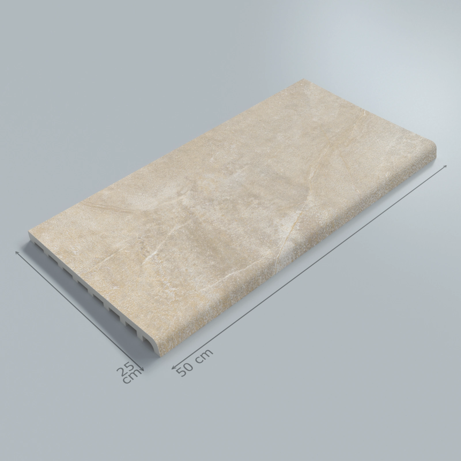 Poolgarden Beige Flat Porselen Havuz Tutamagi 01