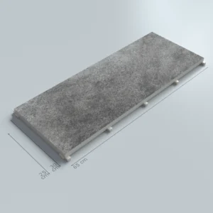 Poolgarden Anthracite Porcelain Hidden Monoblock Pool Grate