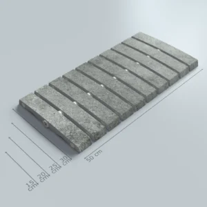 Poolgarden Garden Grey Flex Porcelain Pool Grate 01