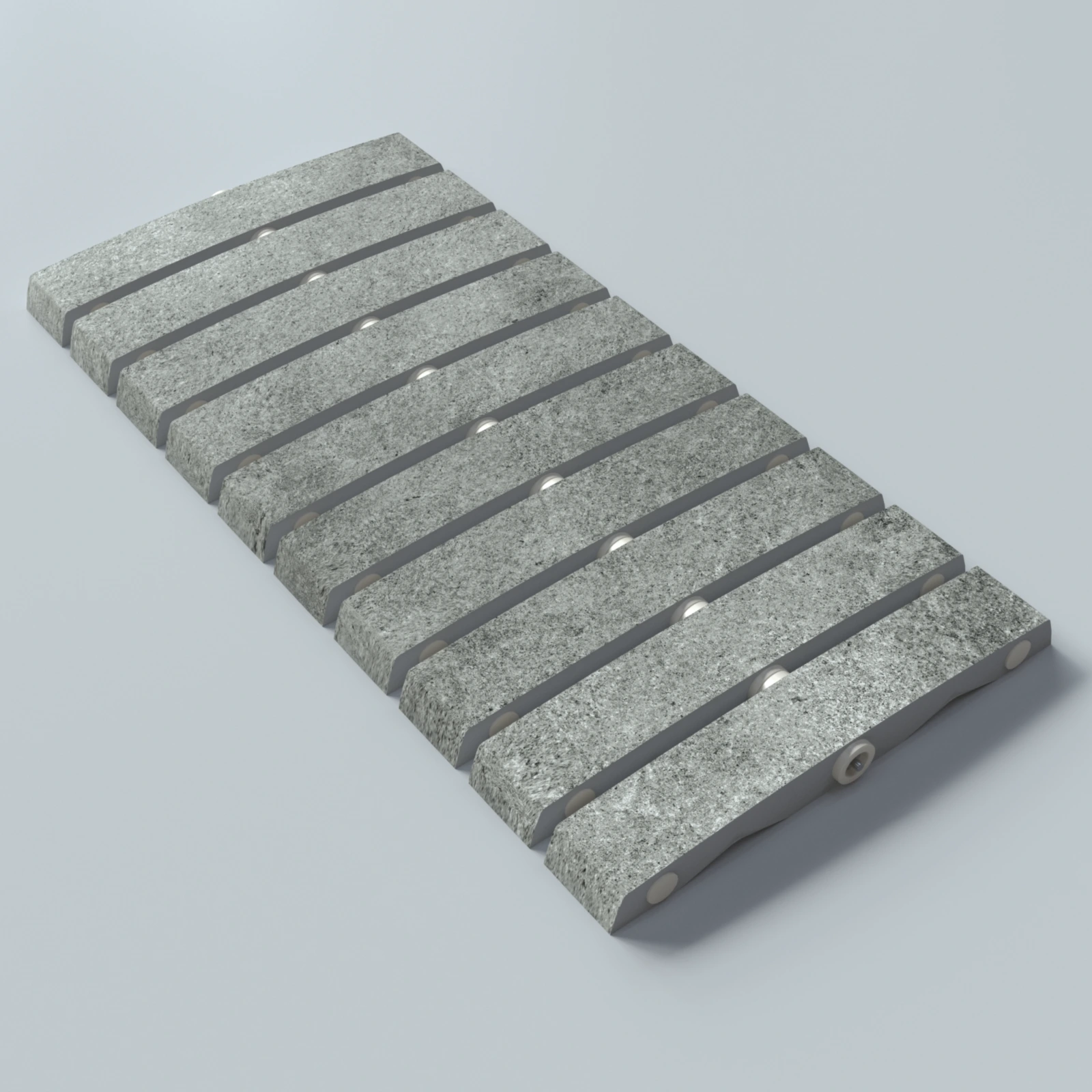 Poolgarden Garden Grey Flex Porcelain Pool Grate 02