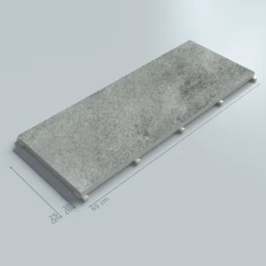 Poolgarden Grey Porcelain Hidden Monoblock Pool Grate