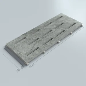 Poolgarden Grey Porcelain Monoblock Pool Grate
