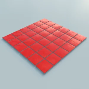 Porselen Kirmizi Mozaik