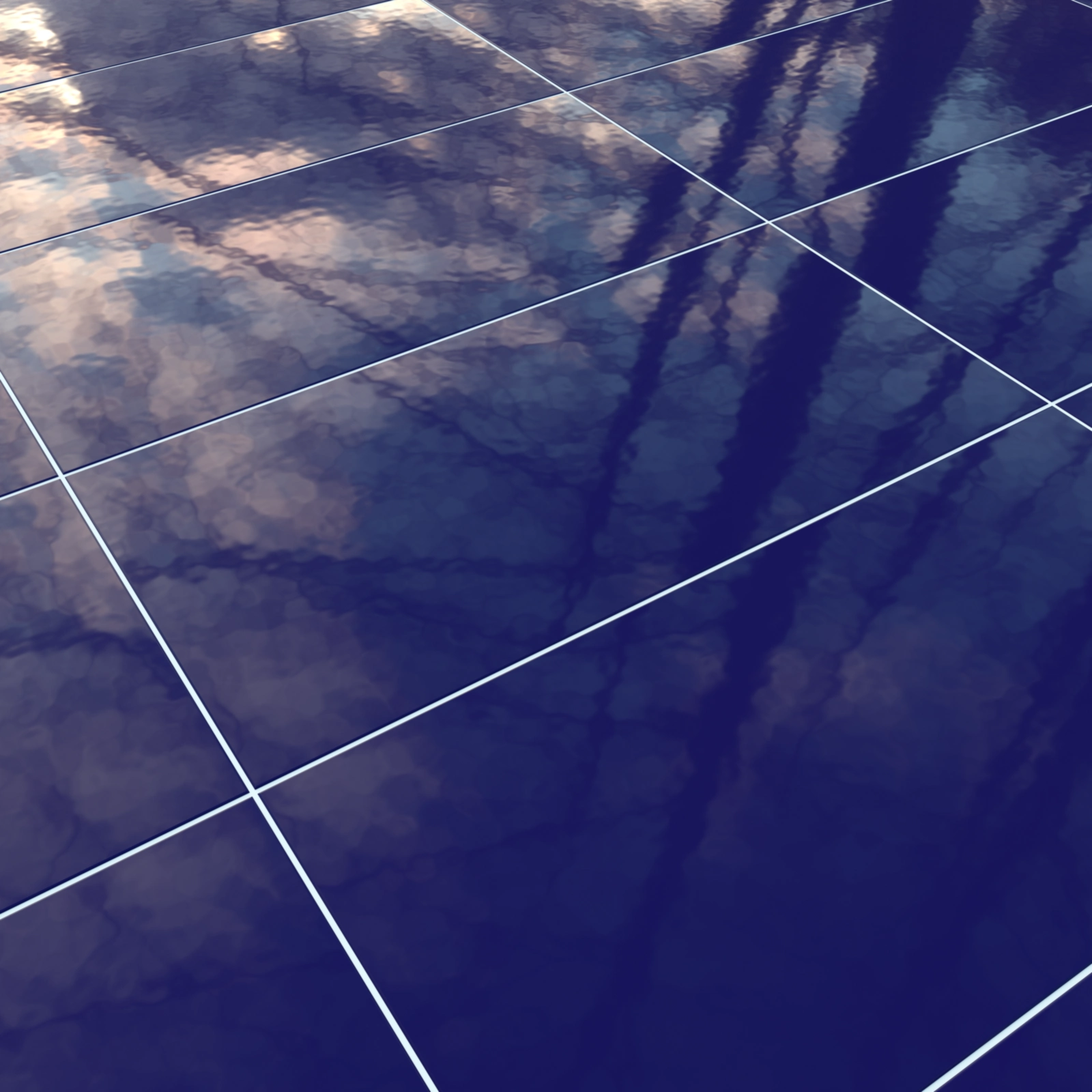 Porselen Kobalt Havuz Seramiği 02