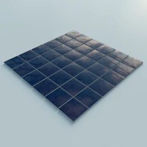 Porselen Kobalt Mozaik