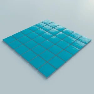 Porselen Turkuaz Mozaik