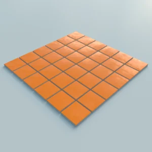 Porselen Turuncu Mozaik