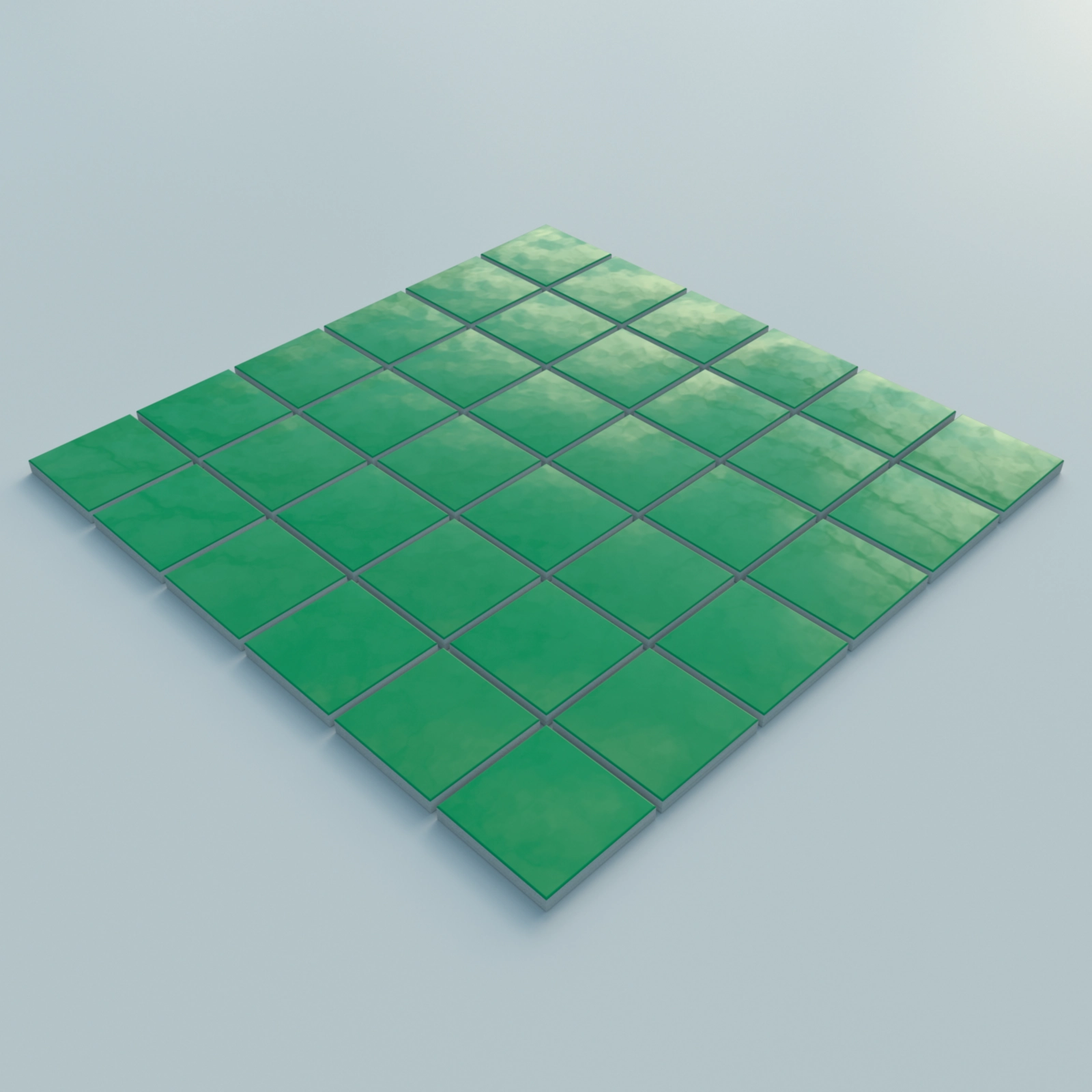 Porselen Yesil Mozaik