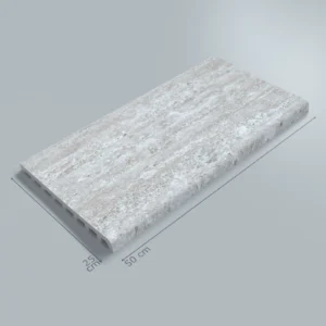 Silver Traverten Flat Porselen Havuz Tutamagi 01