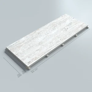 Silver Traverten Porcelain Hidden Monoblock Pool Grate