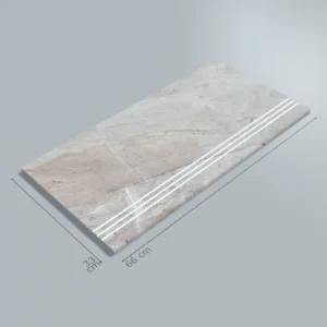 Antique Beige Porselen Merdiven Kaymazı