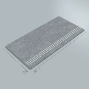 Cement Grey Porselen Merdiven Kaymazı