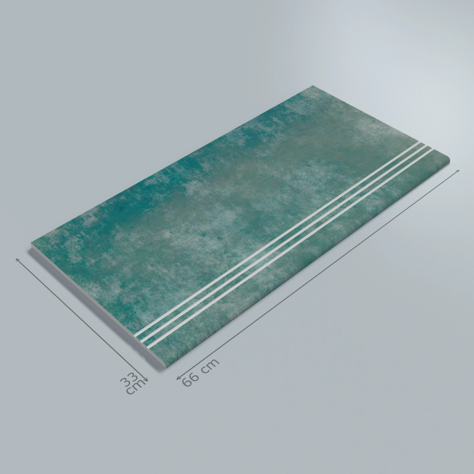 Firuze Mix Porselen Merdiven Kaymazı