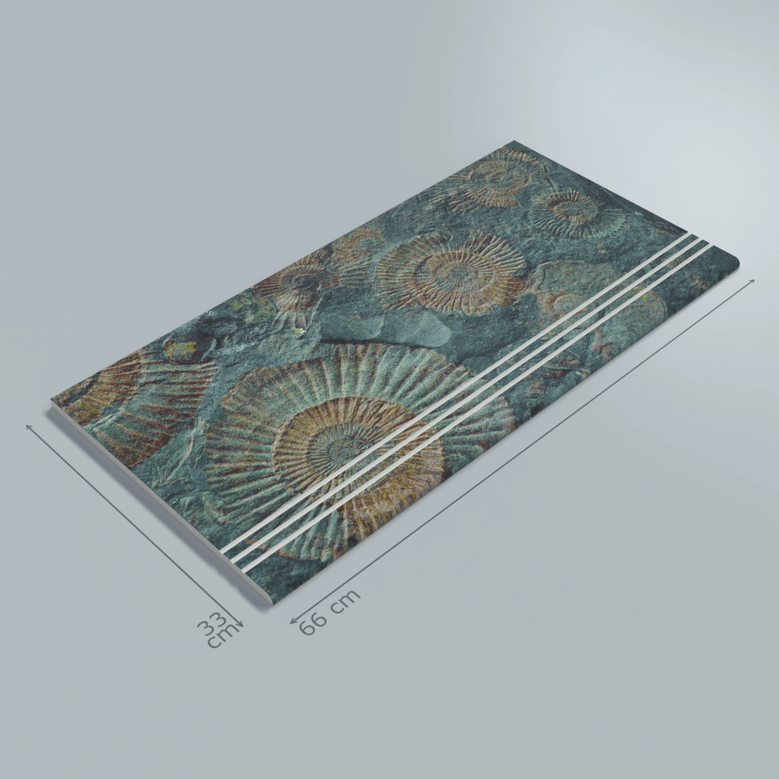 Fossil Mix Porselen Merdiven Kaymazı