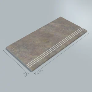 Natural Mocha Porselen Merdiven Kaymazı