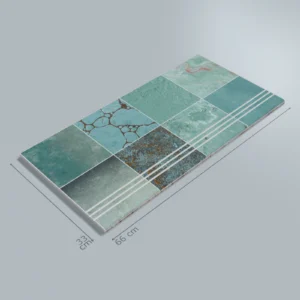 Piazza Turquoise Porselen Merdiven Kaymazı