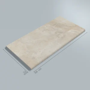 Poolgarden Beige Cizgi Tasma Porselen Havuz Tutamagi 01