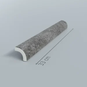 Pool Garden Anthracite Porselen Dışbükey