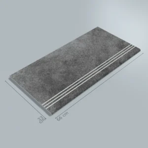 Pool Garden Anthracite Porselen Merdiven Kaymazı