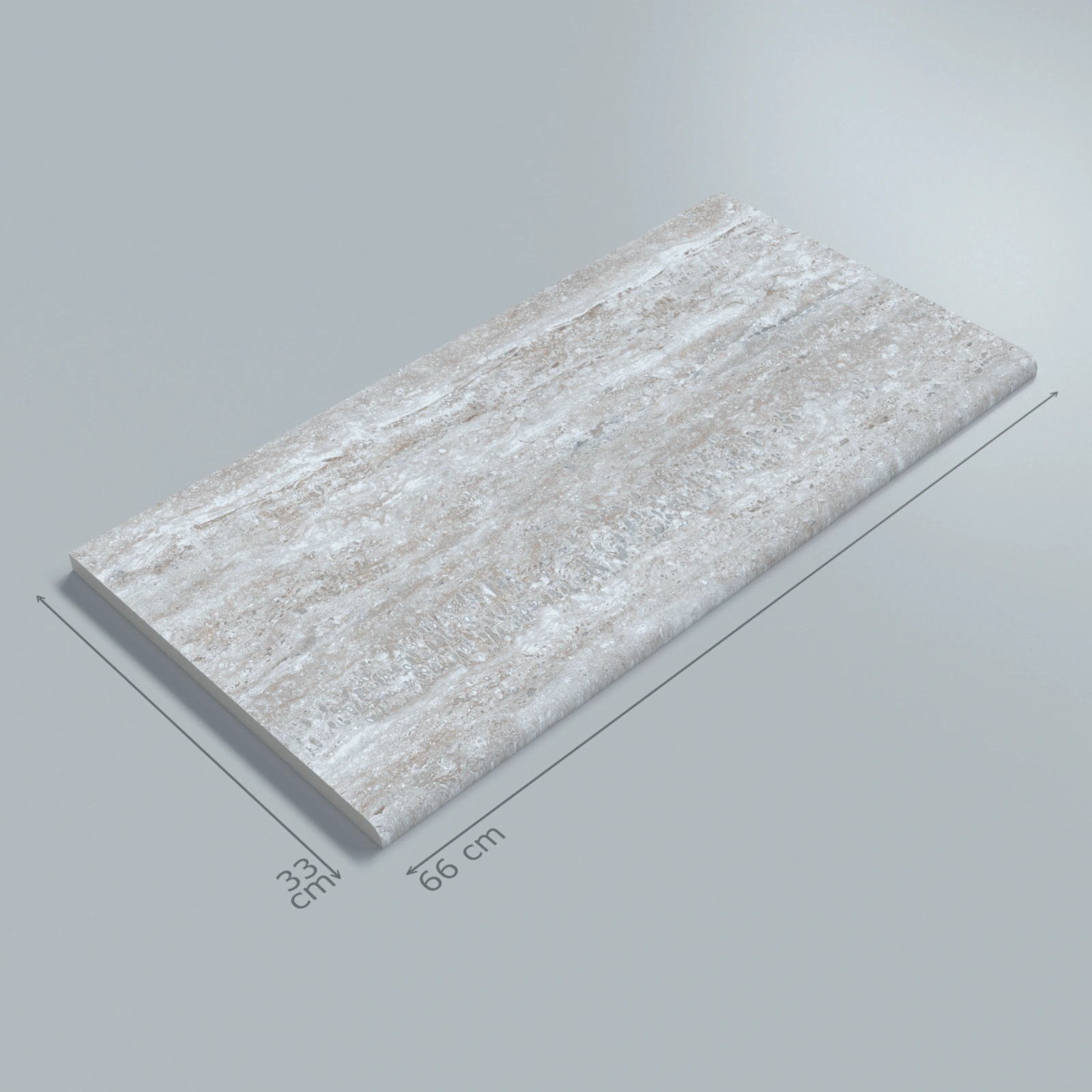 Silver Traverten Cizgi Tasma Porselen Havuz Karosu 01