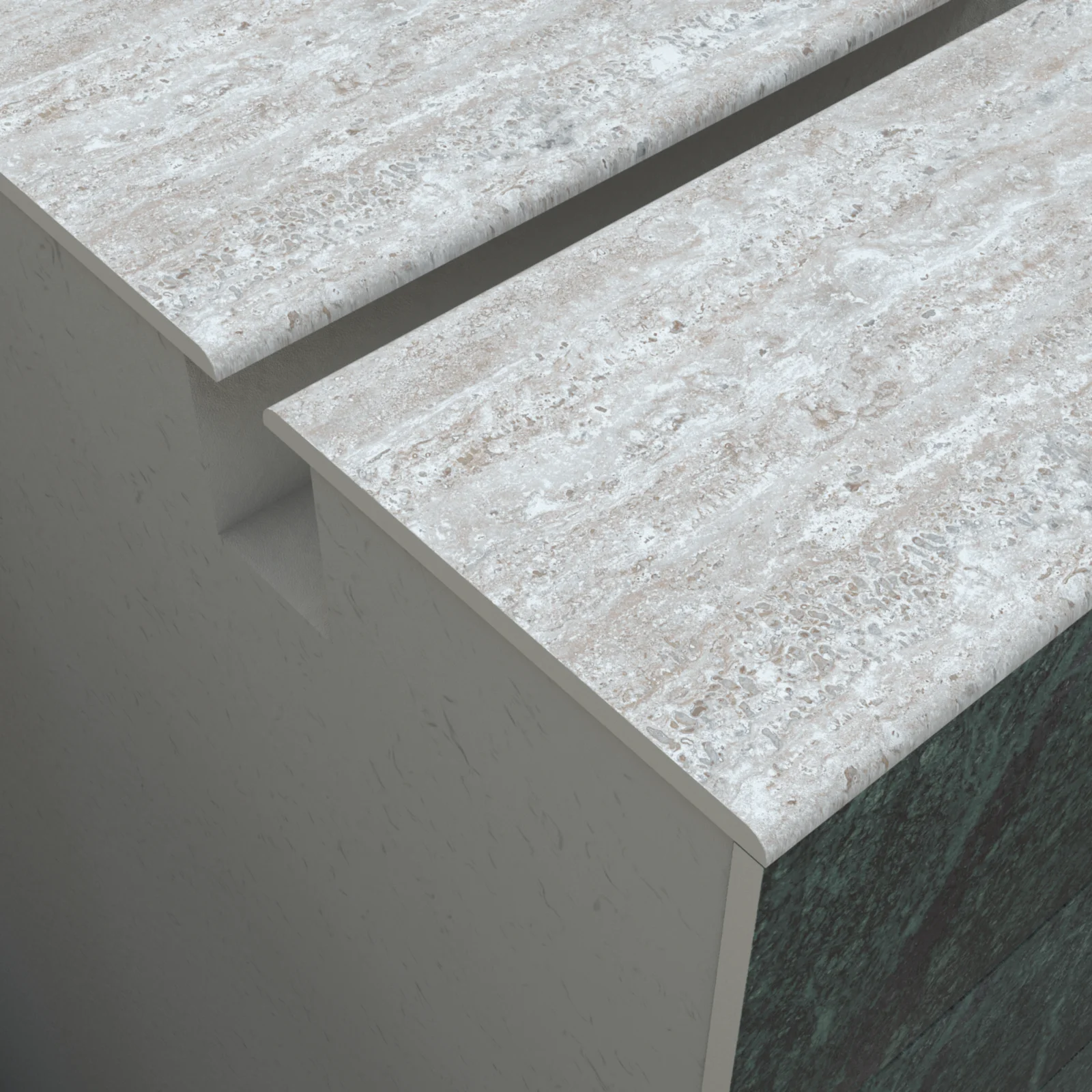 Silver Traverten Cizgi Tasma Porselen Havuz Tutamagi 02