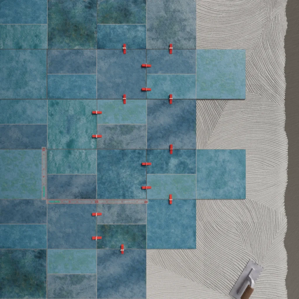 Patchwork Marin Porcelain Pool Tile