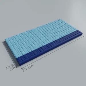 Potikare Tam Sirli Acik Mavi Kobalt Porselen Teras Kaymazi