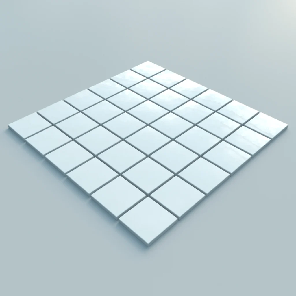 White Pool Tile